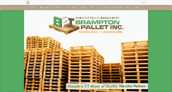 Desktop Screenshot of bramptonpallet.com