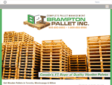 Tablet Screenshot of bramptonpallet.com
